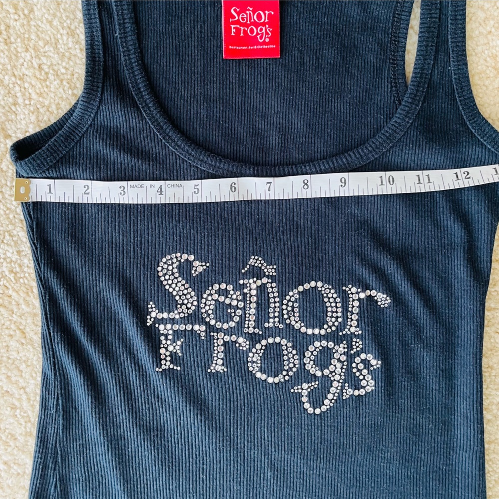 Senor Frog’s Rhinestone Tank - Picture 5 of 8